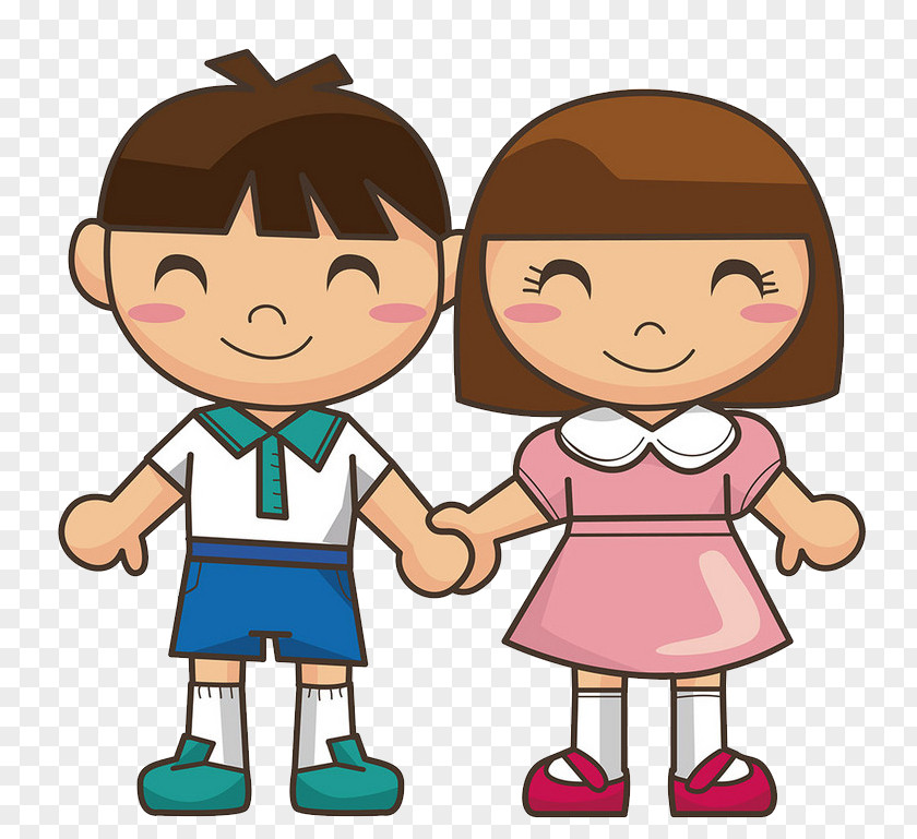 Lovely Couple Avatar Material Stock Illustration PNG
