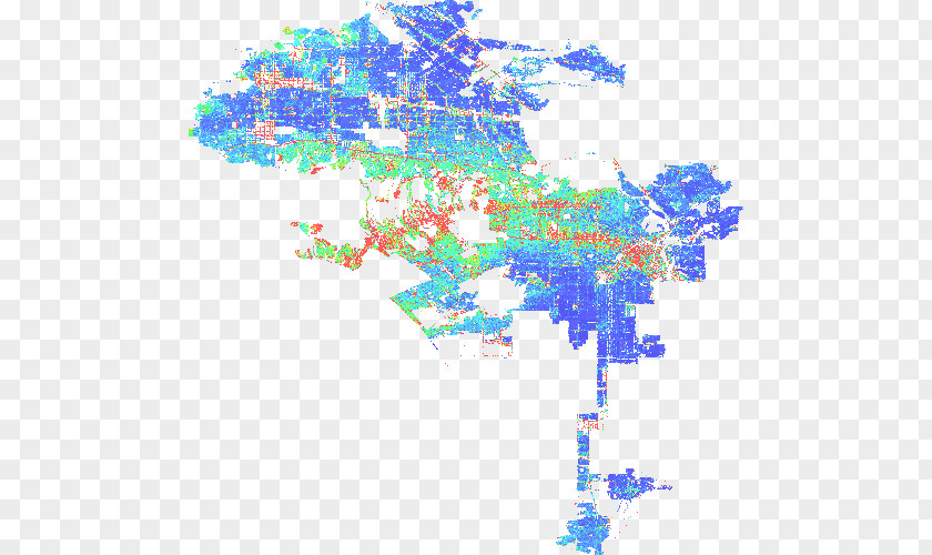 Los Angeles City Tree Map Line Tuberculosis PNG
