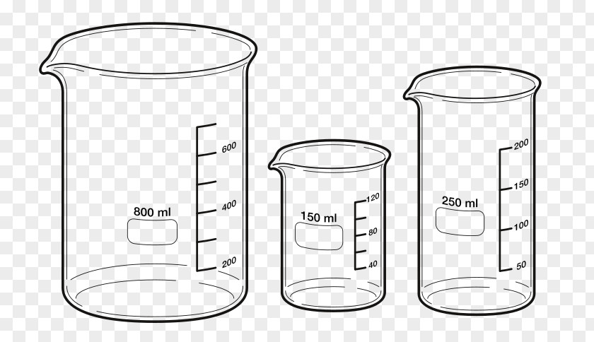 Science Glassware Beaker Chemistry Laboratory Flasks Erlenmeyer Flask PNG
