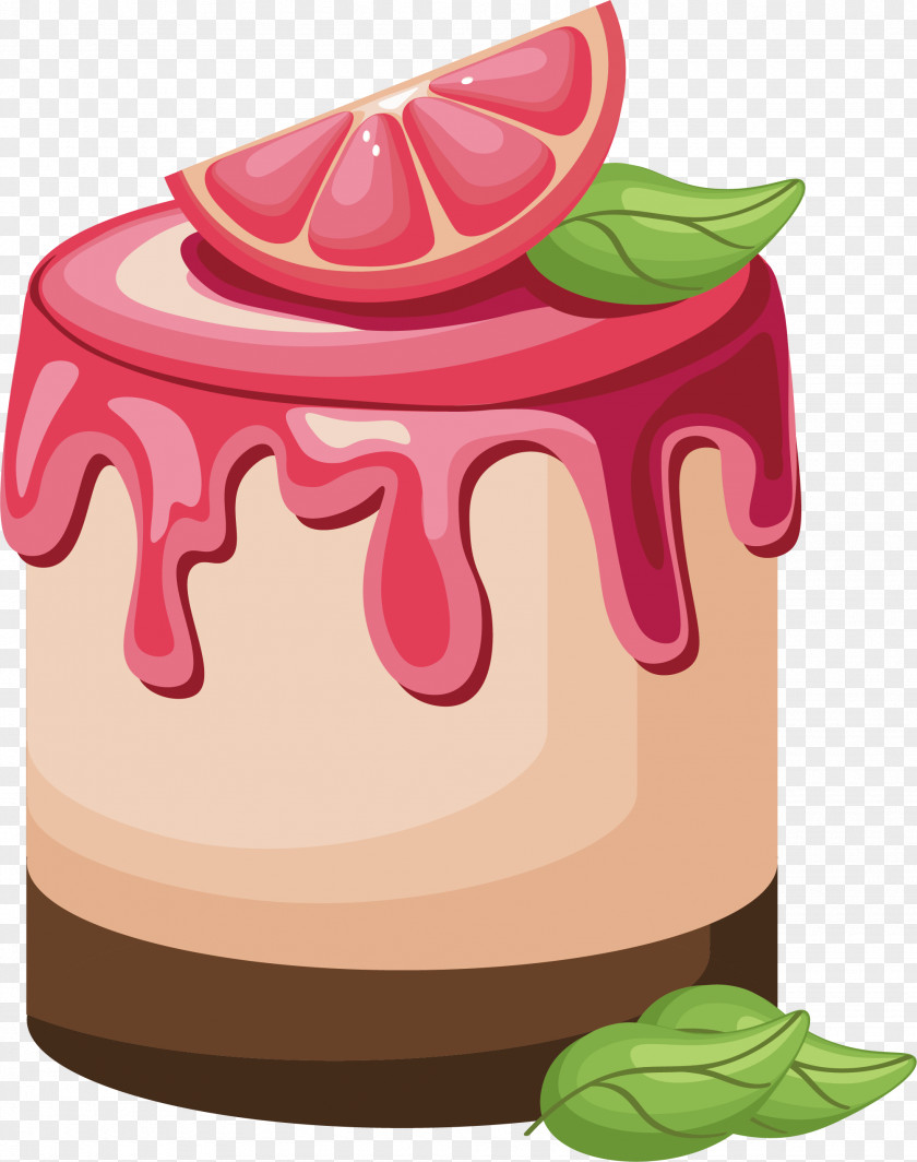 Strawberry Jam Cake Cream Torte Fruit Preserves PNG