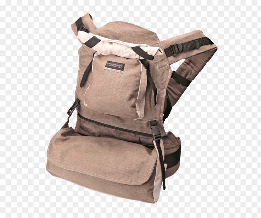 Baby Carrier Khaki Backpack PNG
