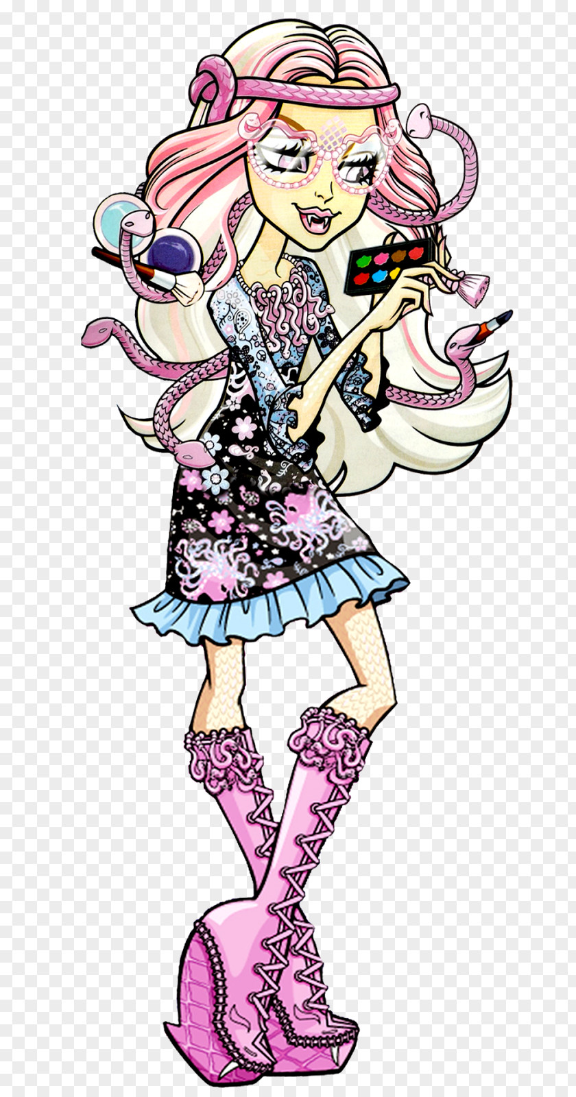 Doll Monster High Frankie Stein Gorgon PNG