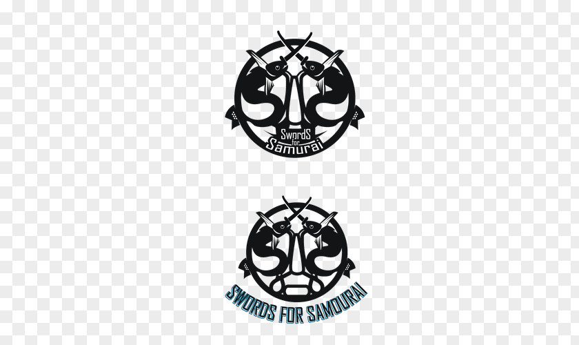 Samurai Logo Emblem Brand PNG