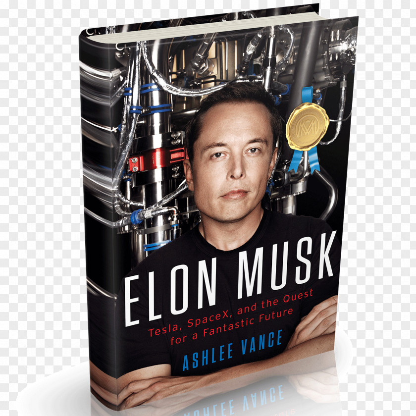 Book Elon Musk: Tesla, SpaceX, And The Quest For A Fantastic Future Tesla Motors Amazon.com PNG
