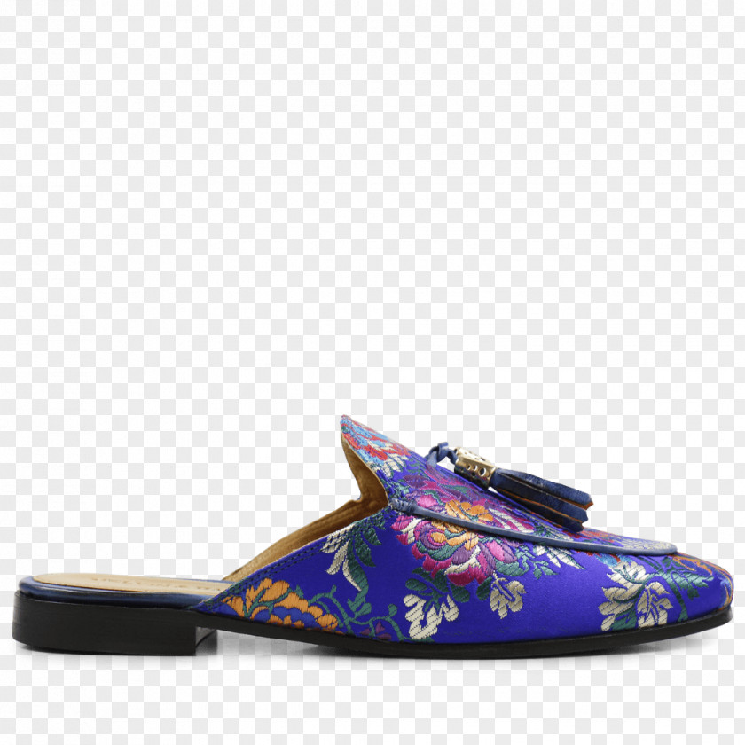 Electric Blue Purple Orange Shoe PNG