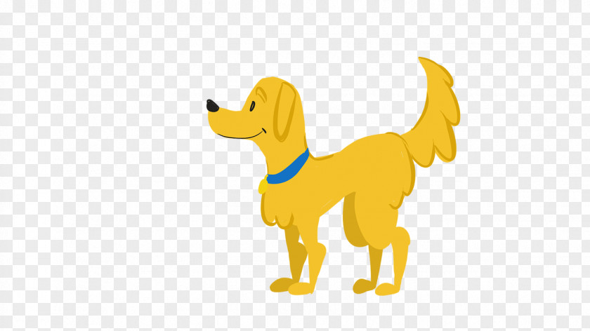 Fawn Golden Retriever Cat And Dog Cartoon PNG