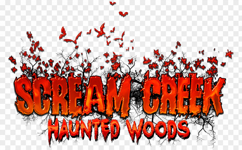Honeysuckle Haunted Circus 3D Attic Arcade Logo Hill Farm Scream PNG