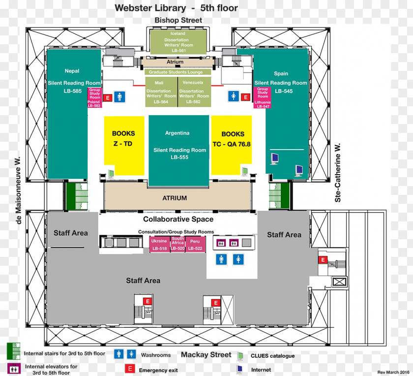 House Robarts Library Floor Plan PNG