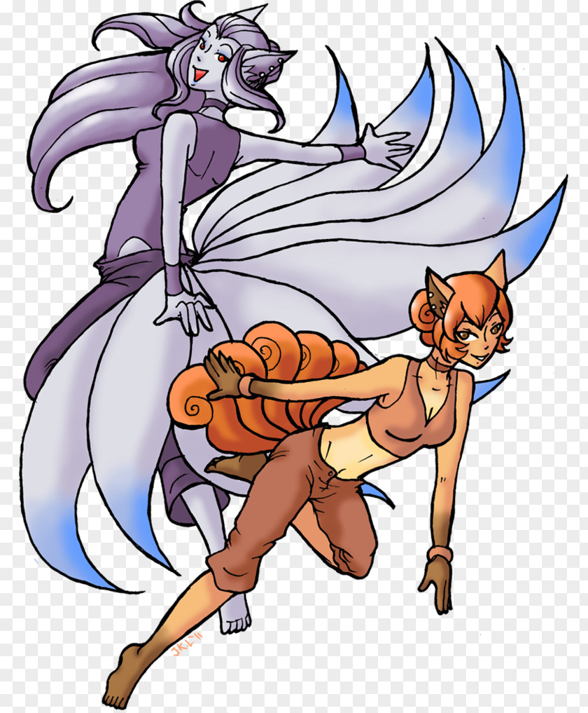 Pikachu Vulpix Nine-tailed Fox Ninetales Moe Anthropomorphism PNG