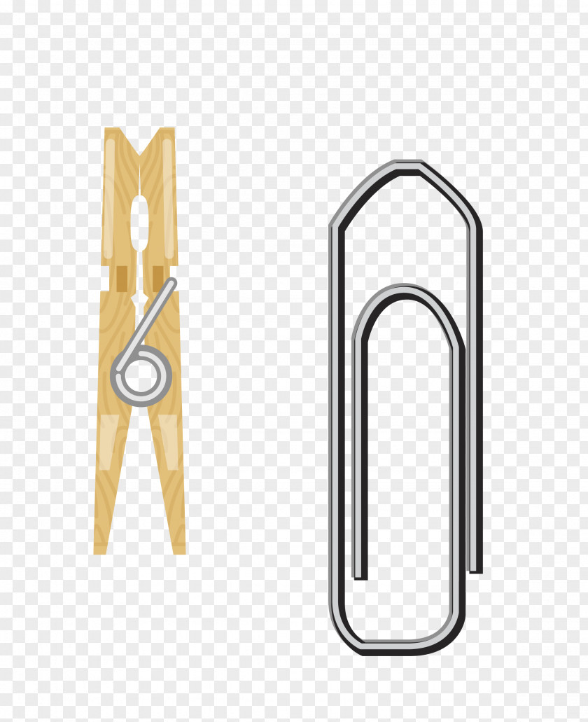 Vector Color Clip Pin Euclidean PNG