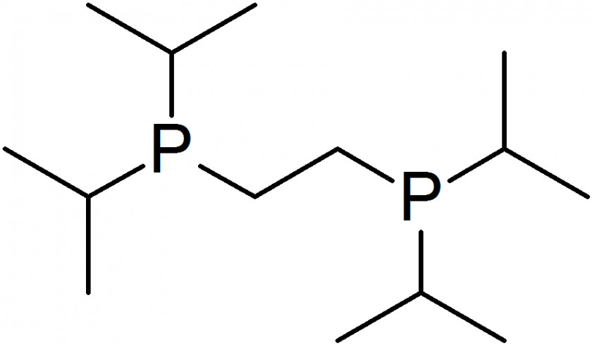 1,2-Bis(diisopropylphosphino)ethane Wikimedia Commons Coordination Complex Foundation PNG