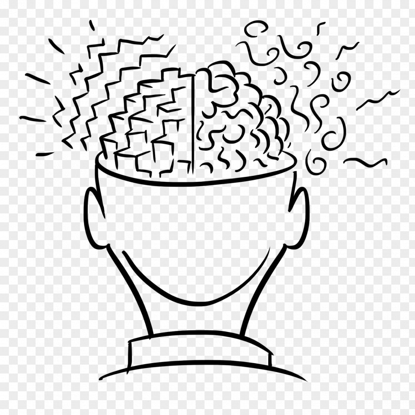 Brain Thinking Lateralization Of Function Graphic Facilitation Drawing Clip Art PNG