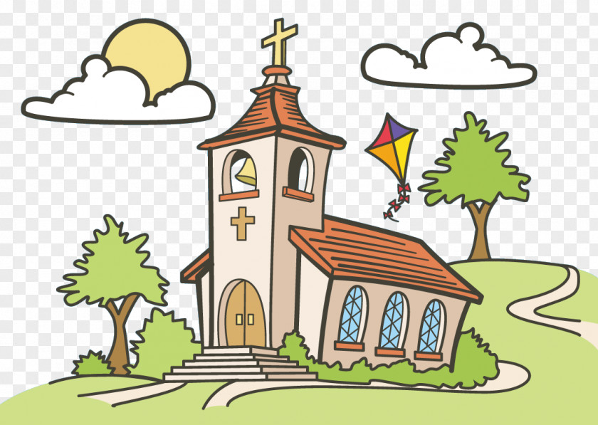 Church Drawing Spot The Difference PNG