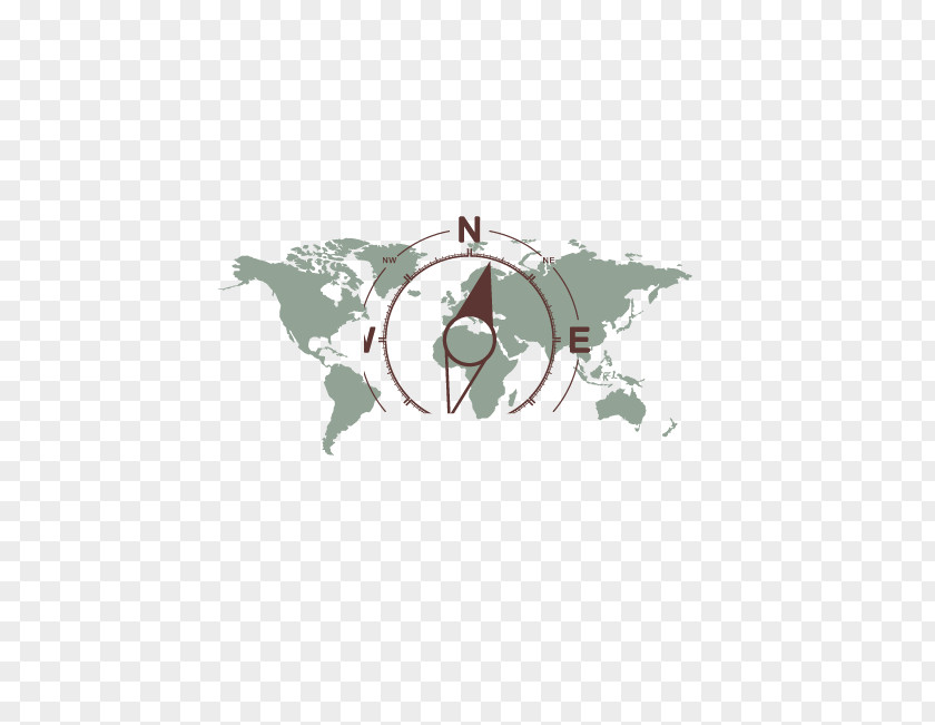 Compass Maps World Map Illustration PNG