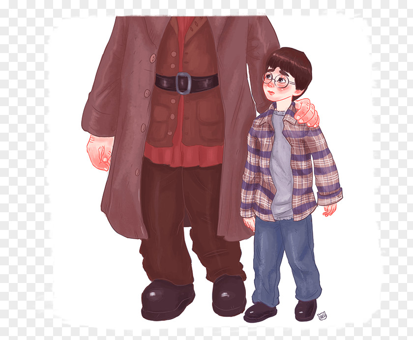 Hagrid Tartan Toddler Outerwear PNG