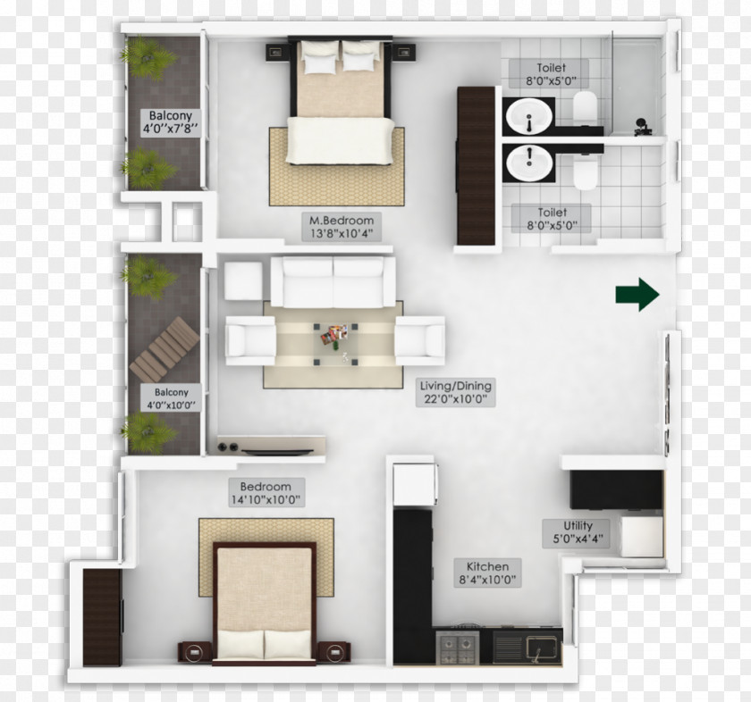 Multi Usable Colorful Brochure NorthernSky Properties Floor Plan Palmstreak Arecaceae PNG