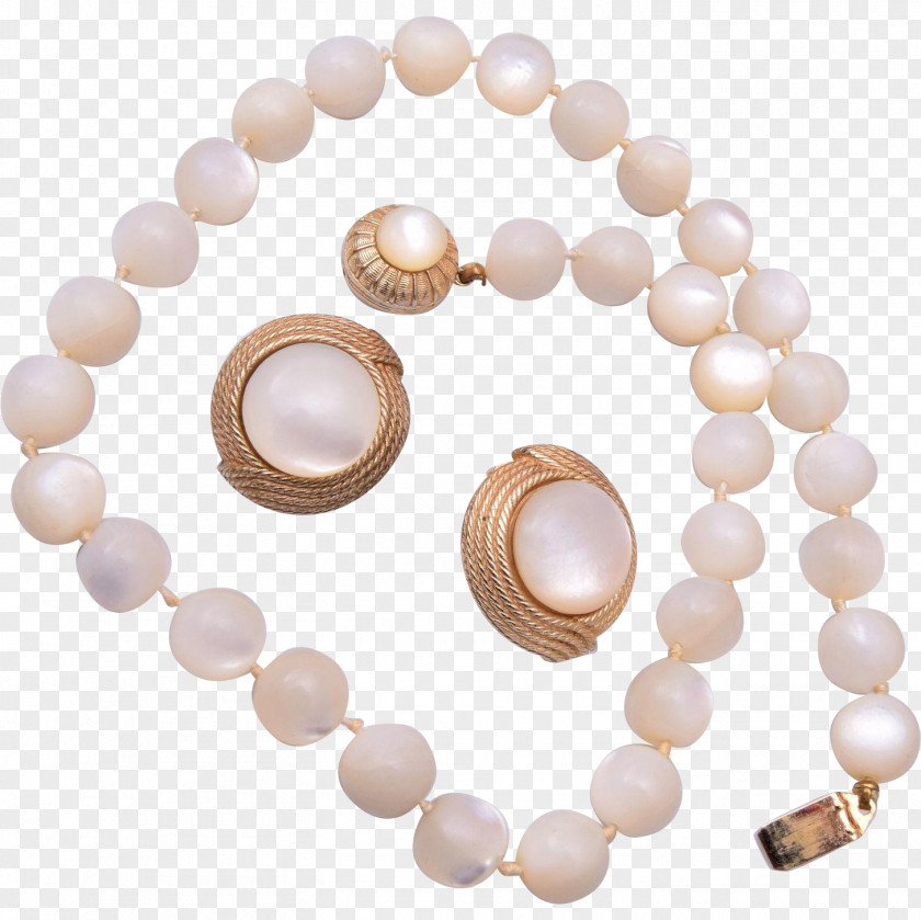 Necklace Pearl Earring Bead Bracelet PNG