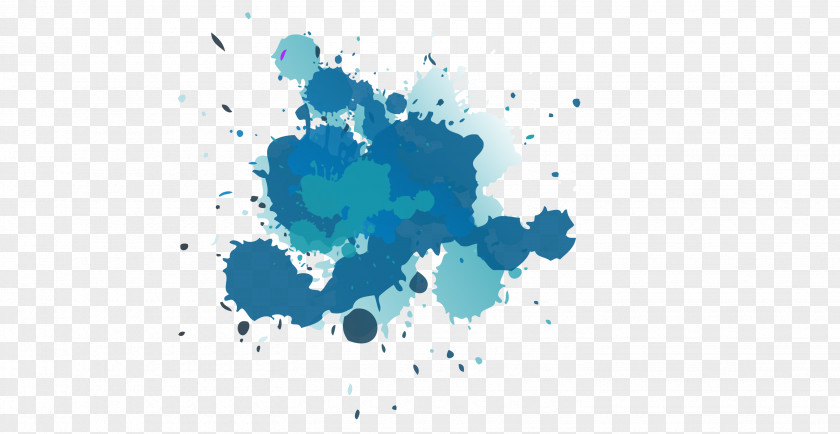Paint Watercolor Painting Blue PNG