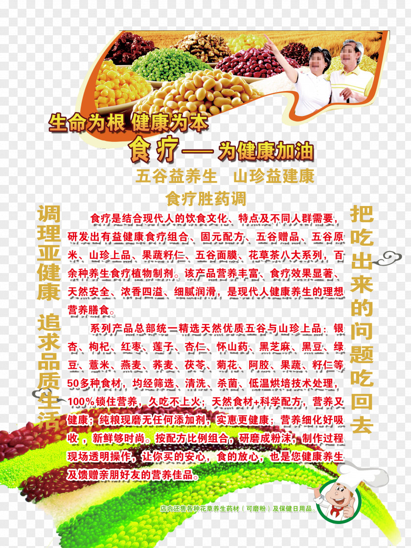 Therapeutic Regimen Leaflets Typeface Download Graphic Design Chinese Food Therapy PNG