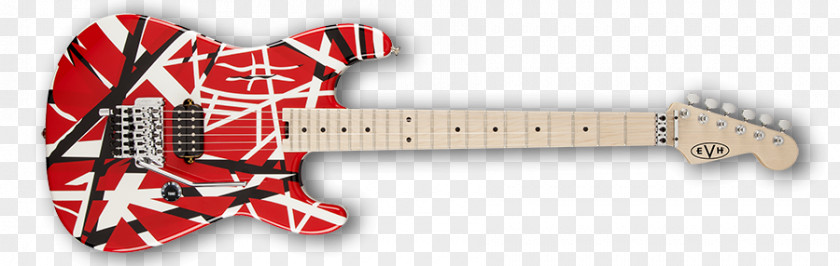 Van Halen Peavey EVH Wolfgang Frankenstrat Striped Series Electric Guitar PNG