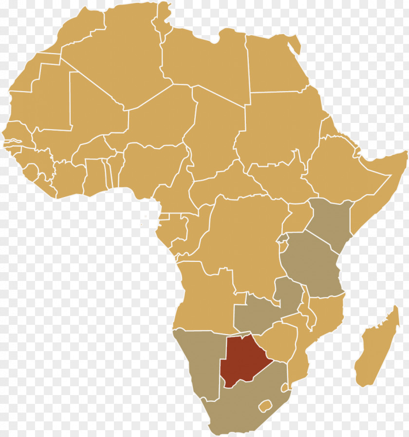 Botswana Safari Kenya Vector Graphics Mapa Polityczna Image PNG