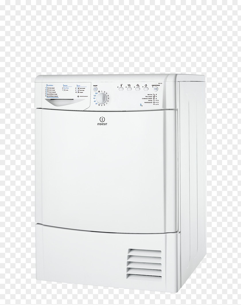 Destock Clothes Dryer Beko Washing Machines Indesit Co. Ecotime IDV 75 PNG