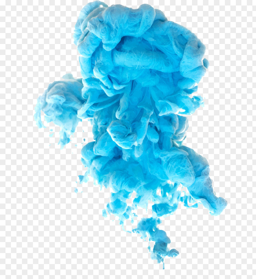 Ink Blue Color PNG Color, Smoke Mission, blue smoke illustration clipart PNG