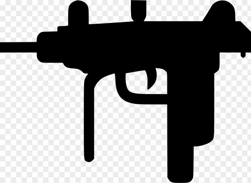 Machine Gun Firearm Uzi Clip Art PNG