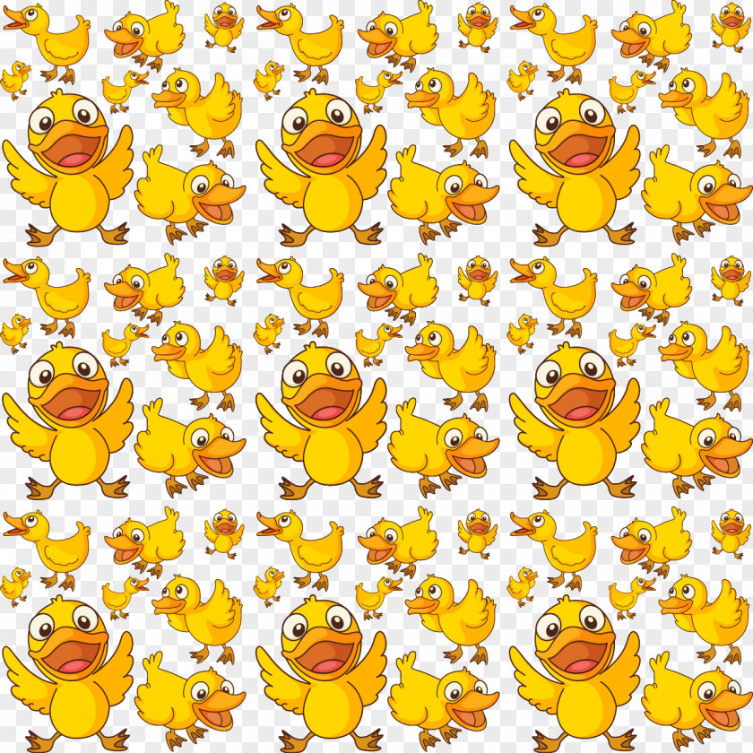 Vector Yellow Duck Drawing Photography Illustration PNG