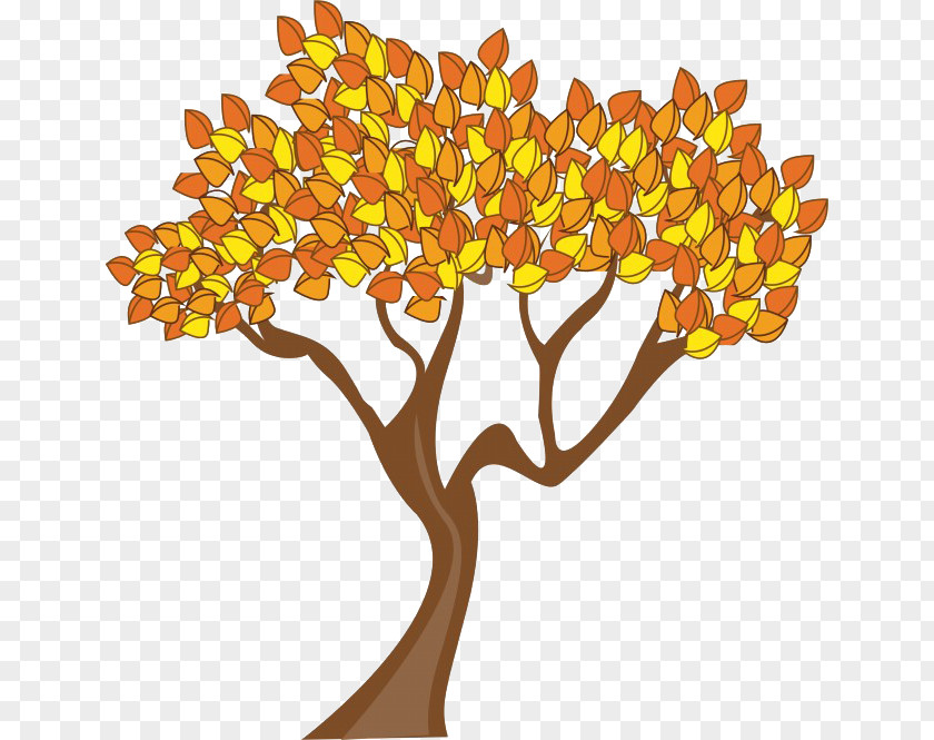 Autumn Leaves Leaf Color Tree Clip Art PNG