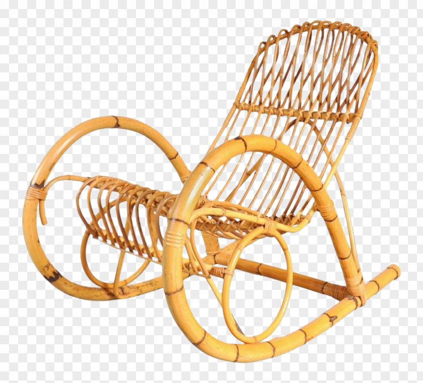 Chair Rattan Rocking Chairs Wicker Cushion PNG