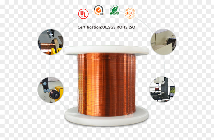 Copper Wire Magnet Conductor Insulator PNG