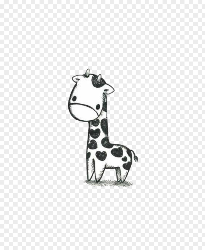 Giraffe Baby Drawing Sketch How To Draw PNG