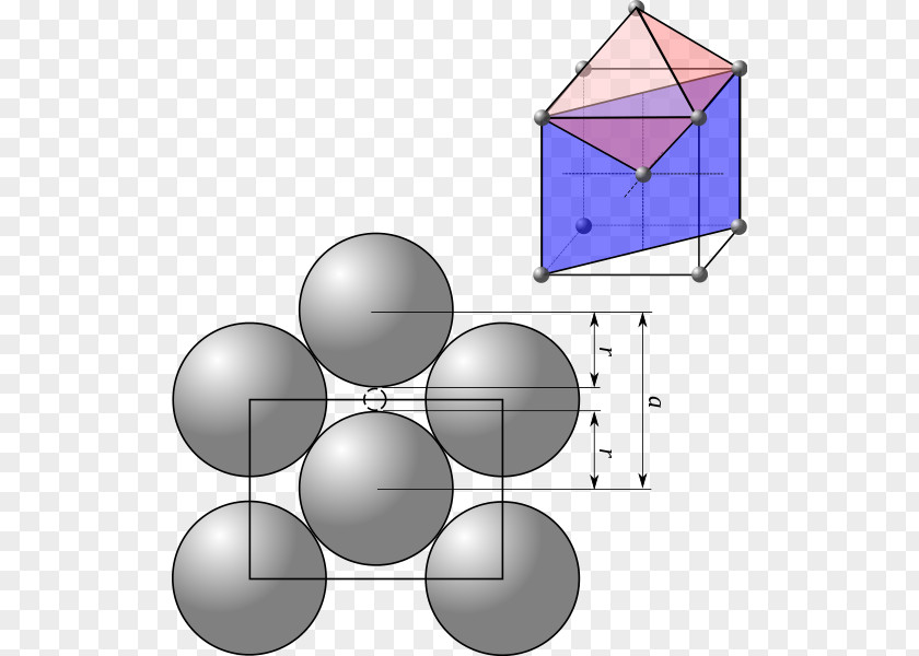 Lattice Site Interstitiel Cubique Centré Crystal Structure Crystallography PNG
