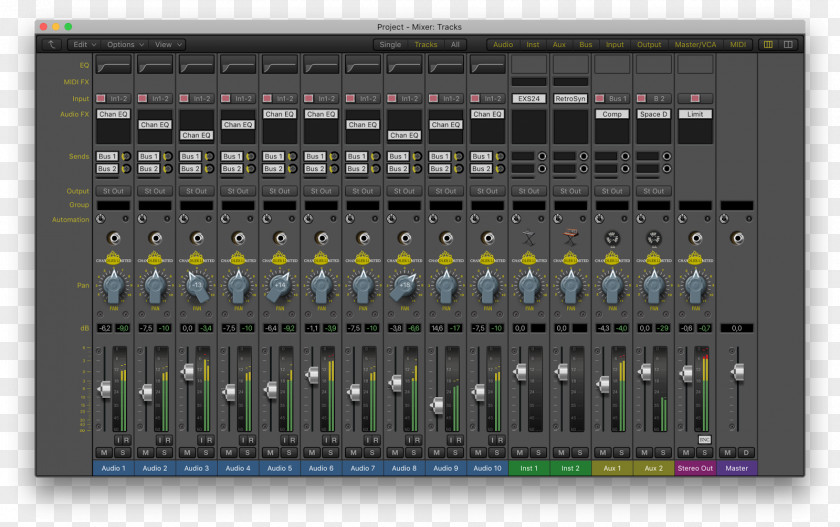 Logic Pro Audio Mixers Stereophonic Sound Power Amplifier PNG