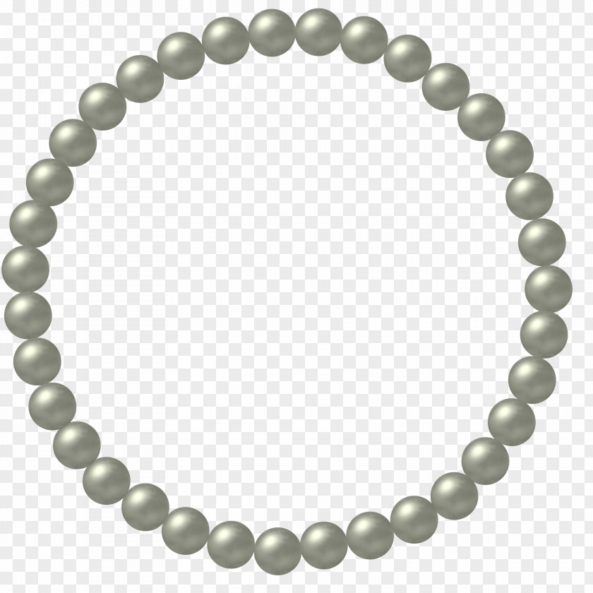 Pearl String Jewellery Bracelet Necklace Gemstone PNG