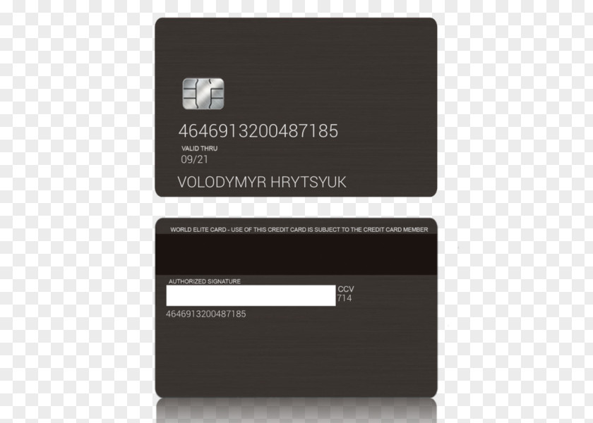 Credit Card Centurion Debit Black American Express PNG