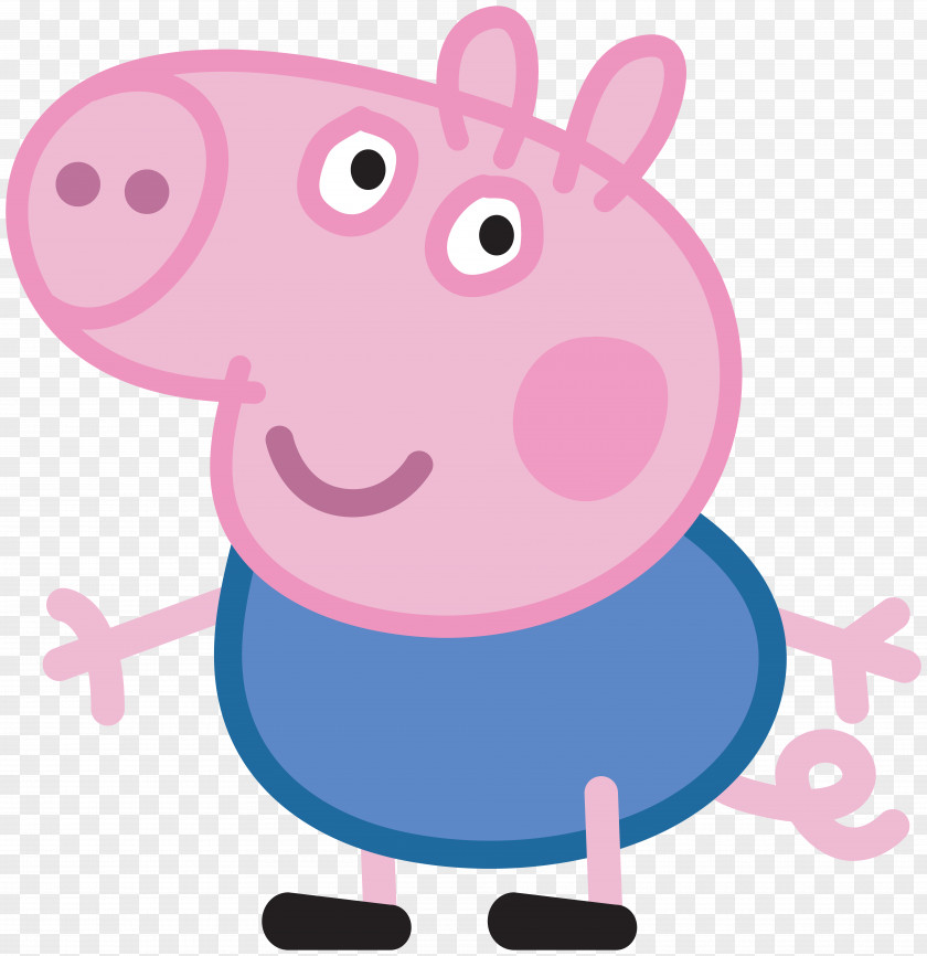 George Peppa Pig Transparent Image Daddy Mummy Domestic PNG
