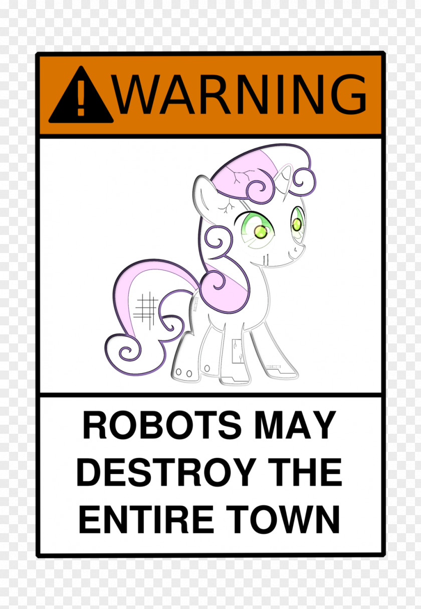 High Voltage Warning Sign Hazard Robot Computer Vision PNG