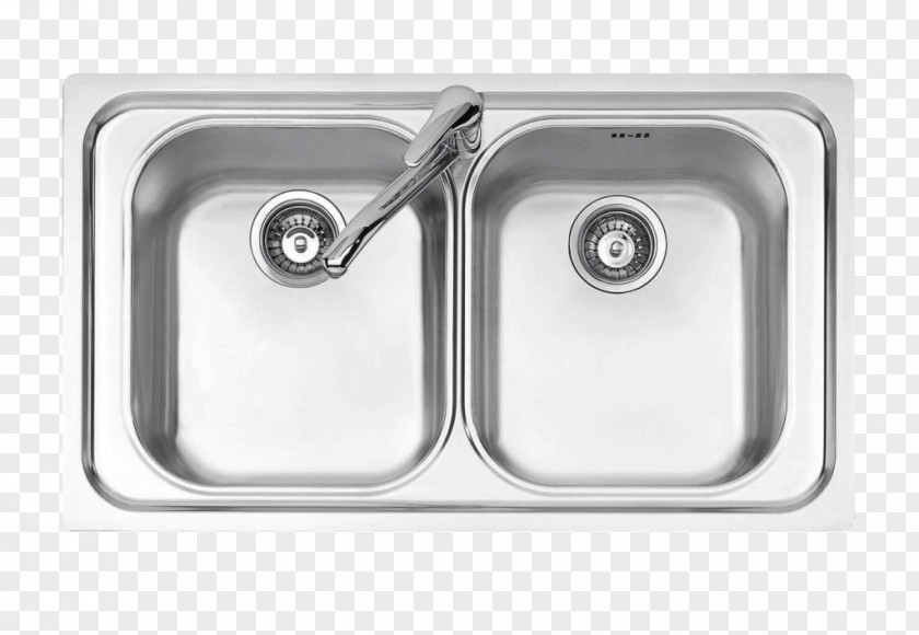Sink Kitchen Stainless Steel PNG