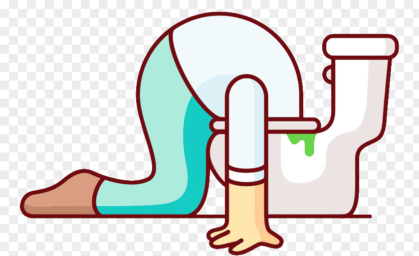 Who Head Into The Toilet Cartoon Alcohol Intoxication Illustration PNG