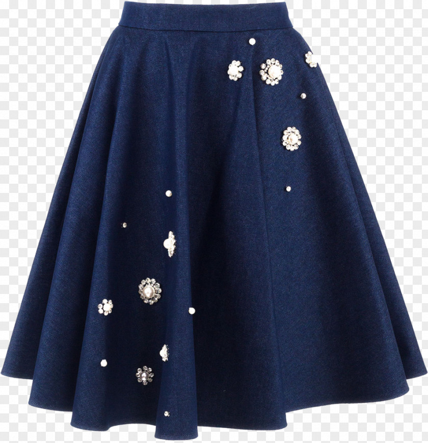 Flowers Skirt Denim A-line Clothing PNG