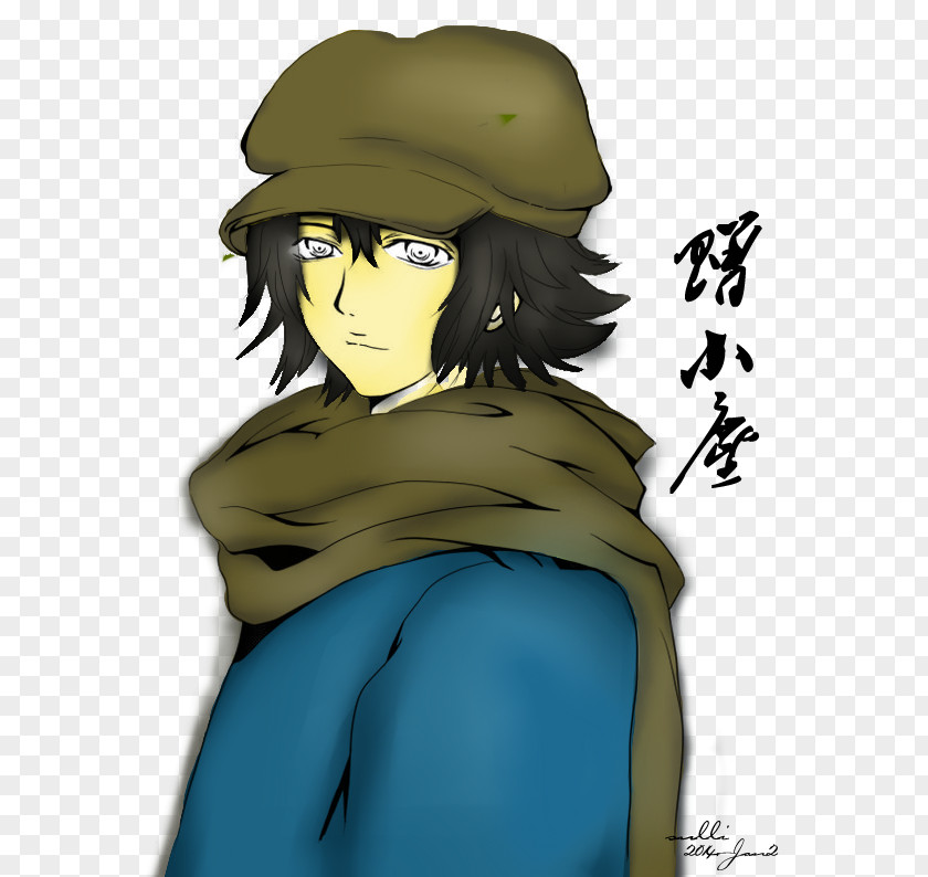 Melancholy Boy Illustration PNG