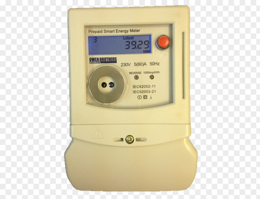 Smart Meter Card Electricity Reader Open Metering System PNG