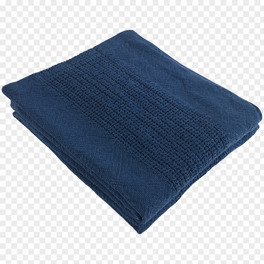 Towel Blanket Plush Velvet Blue PNG