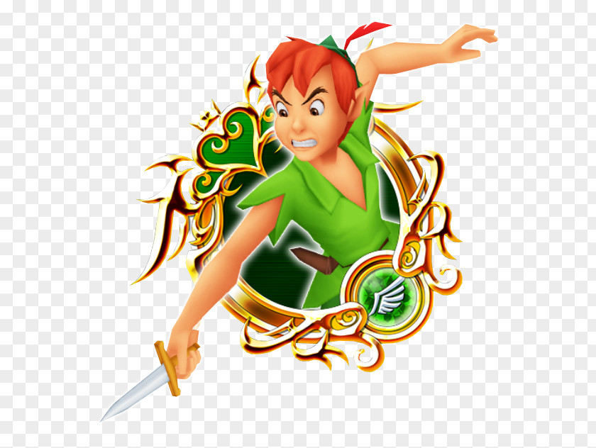 Exquisite Brave Peter Pan Head Picture Kingdom Hearts U03c7 PNG