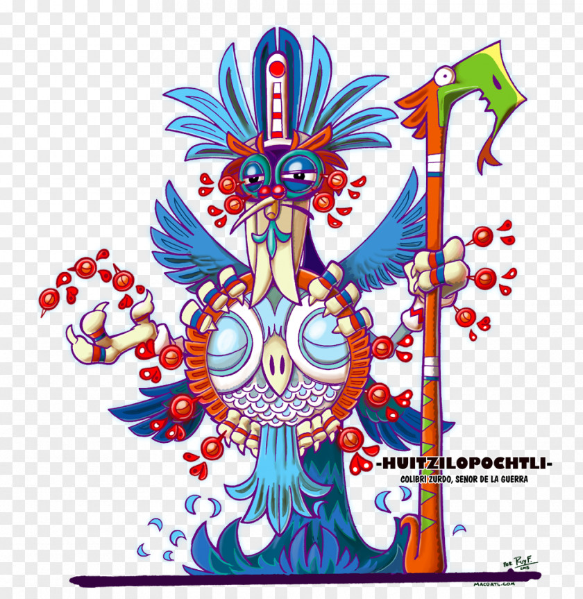 Huitzilopochtli Sign Deity Tenochtitlan Aztec Religion National God PNG