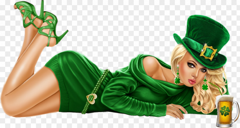 Saint Patrick's Day Woman Girl PNG Girl, st patrick day clipart PNG
