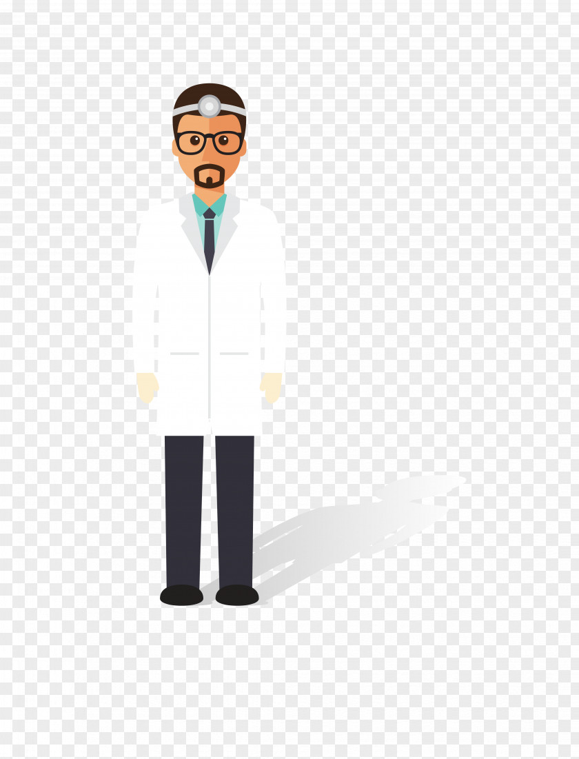 Vector Cartoon Male Doctor Material Physician Computer File PNG