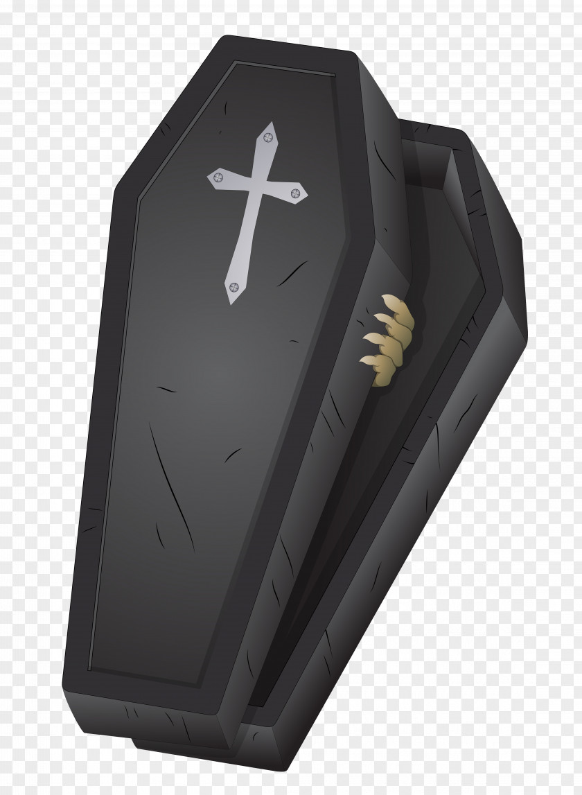 Halloween Black Coffin Picture Clip Art PNG